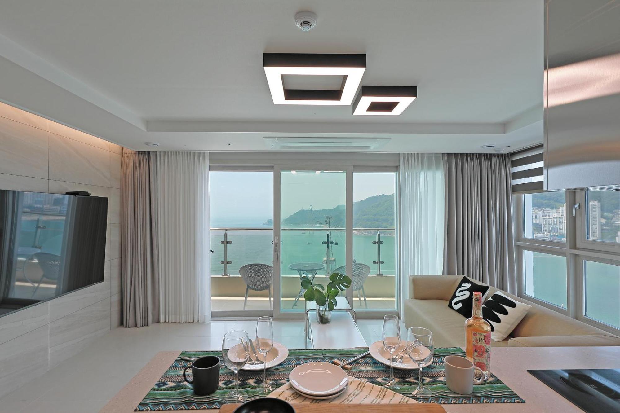 Апартаменты Elmomento Songdo Пусан Экстерьер фото